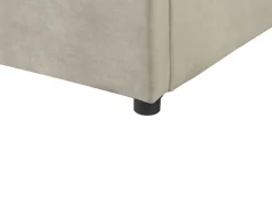 Polsterbett Samtstoff Taupe Mit Stauraum 180 X 200 Cm Lavaur