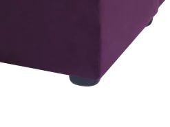 Polsterbett Samtstoff Violett Mit Stauraum 140 X 200 Cm Noyers