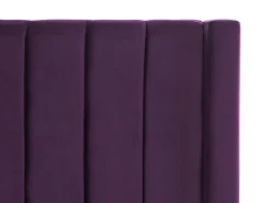 Polsterbett Samtstoff Violett Mit Stauraum 140 X 200 Cm Noyers