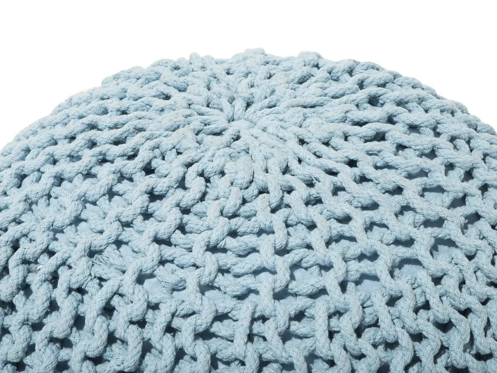 Pouf Hellblau 50 Cm Conrad