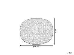 Pouf Rosa 40 Cm Conrad