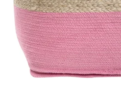 Pouf Rosa 44 X 44 Cm Kirama