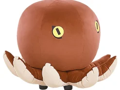Pouf Samtstoff Braun Oktopus-Form 55 Cm Octopus
