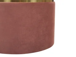 Pouf Samtstoff Mit Stauraum Rosa 2Er Set Wichita