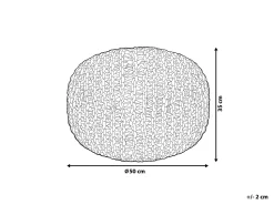 Pouf Weis / Rosa 50 Cm Conrad