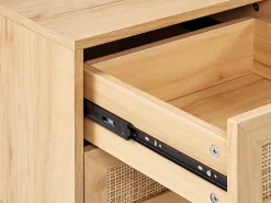 Rattan Tv-Mobel Helles Holz Perote
