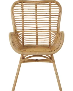 Rattanstuhl Beige Naturlich Mit Armlehnen Togo