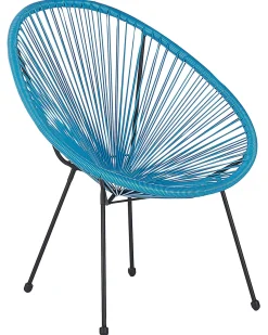 Rattanstuhl Kunststoff Blau O 70 Cm Acapulco Ii
