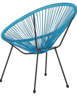 Rattanstuhl Kunststoff Blau O 70 Cm Acapulco Ii