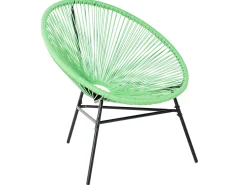 Rattanstuhl Kunststoff Grun O 76 Cm Acapulco