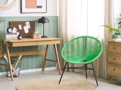 Rattanstuhl Kunststoff Grun O 76 Cm Acapulco
