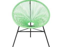 Rattanstuhl Kunststoff Grun O 76 Cm Acapulco