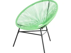 Rattanstuhl Kunststoff Grun O 76 Cm Acapulco
