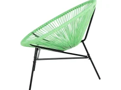 Rattanstuhl Kunststoff Grun O 76 Cm Acapulco