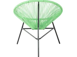 Rattanstuhl Kunststoff Grun O 76 Cm Acapulco