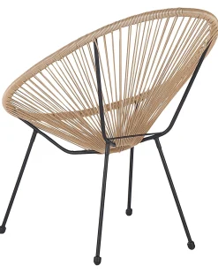 Rattanstuhl Kunststoff Naturlich O 70 Cm Acapulco Ii