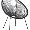 Rattanstuhl Kunststoff Schwarz O 70 Cm Acapulco Ii