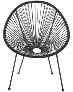 Rattanstuhl Kunststoff Schwarz O 70 Cm Acapulco Ii