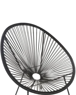 Rattanstuhl Kunststoff Schwarz O 70 Cm Acapulco Ii