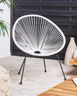 Rattanstuhl Kunststoff Weis O 70 Cm Acapulco Ii