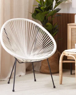 Rattanstuhl Kunststoff Weis O 70 Cm Acapulco Ii