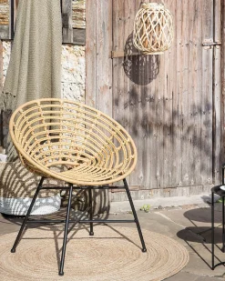 Rattanstuhl Naturlich O 71 Cm 2Er Set Acerra