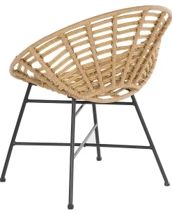 Rattanstuhl Naturlich O 71 Cm 2Er Set Acerra