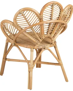 Rattanstuhl Naturlich Pfauform 2Er Set Florentine Ii