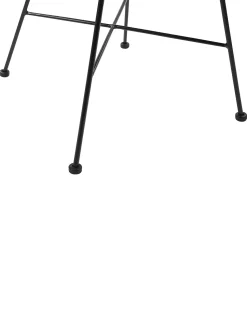 Rattanstuhl Schwarz Canora