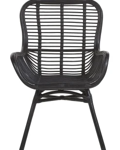 Rattanstuhl Schwarz Togo