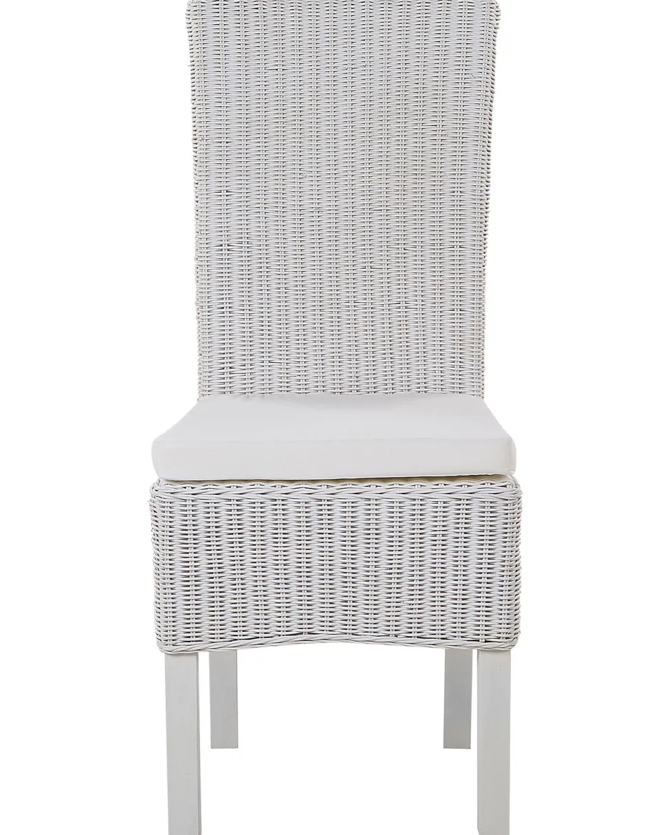 Rattanstuhl Weis 2Er Set Andes