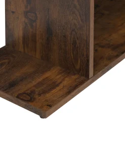 Regal Dunkler Holzfarbton 6 Facher Valdosa