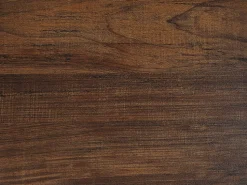 Regal Dunkler Holzfarbton / Schwarz Mit 3 Fachern Und 2 Schubladen Delta