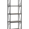 Regal Dunkler Holzfarbton 5 Facher Forres