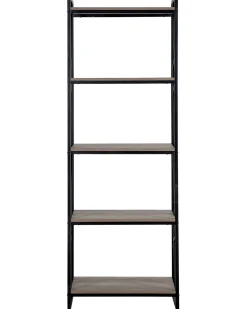 Regal Dunkler Holzfarbton 5 Facher Forres