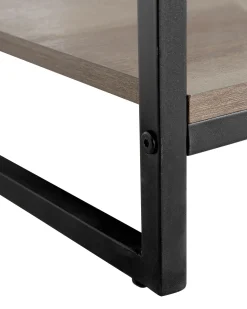 Regal Dunkler Holzfarbton 5 Facher Forres