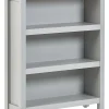 Regal Grau / Heller Holzfarbton 3 Facher Clio