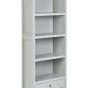 Regal Grau / Heller Holzfarbton 4 Facher Clio