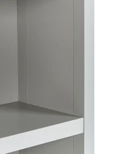 Regal Grau / Heller Holzfarbton 4 Facher Clio