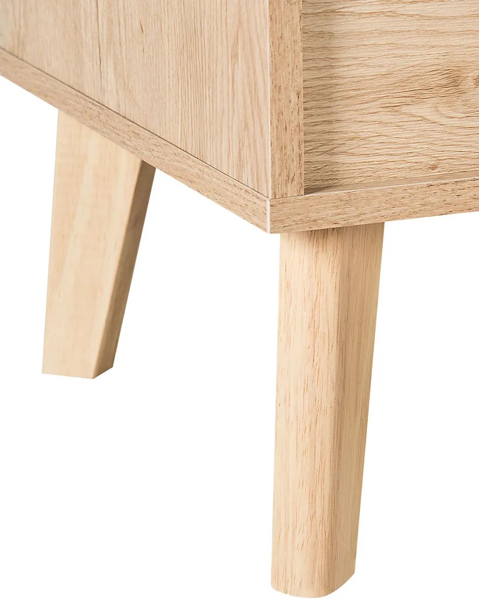 Regal Heller Holzfarbton Mit 3 Fachern Und Schrank Parton