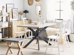 Regal Heller Holzfarbton / Schwarz 3 Facher 111 X 111 X 35 Cm Timber