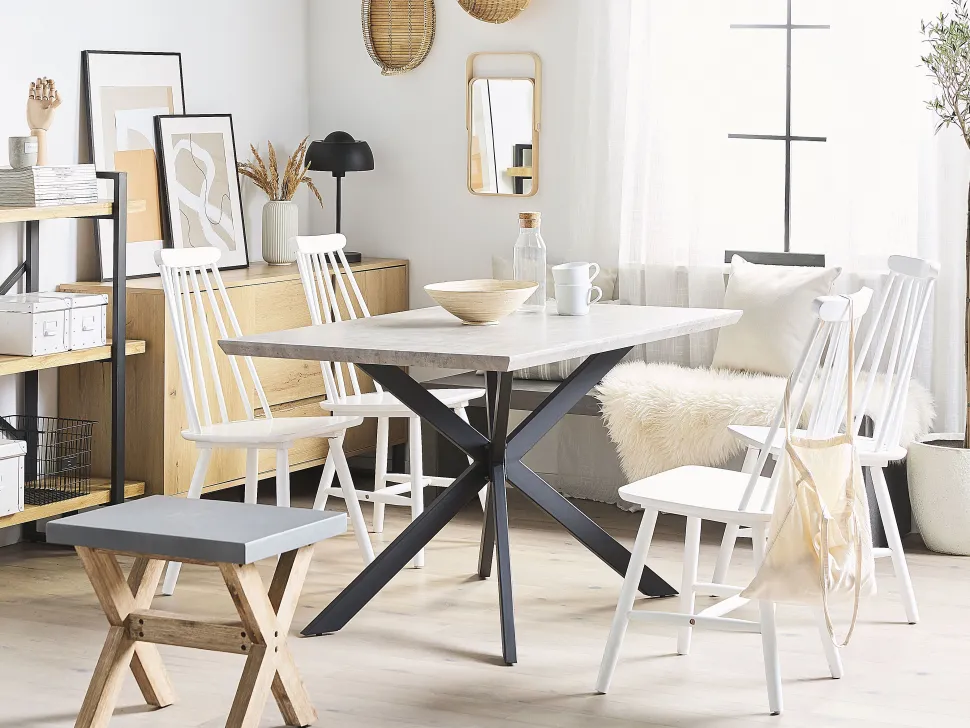 Regal Heller Holzfarbton / Schwarz 3 Facher 111 X 111 X 35 Cm Timber