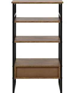 Regal Holzoptik Braun 3 Facher 1 Schublade Keene