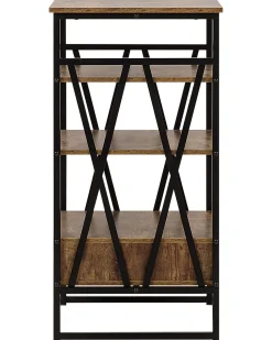 Regal Holzoptik Braun 3 Facher 1 Schublade Keene