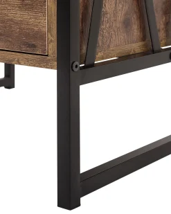 Regal Holzoptik Braun 3 Facher 1 Schublade Keene