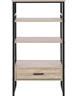 Regal Holzoptik Hellbraun 3 Facher 1 Schublade Keene