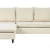 Reversible Fabric Corner Sofa Beige Elvenes