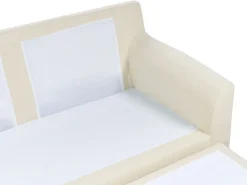 Reversible Fabric Corner Sofa Beige Elvenes