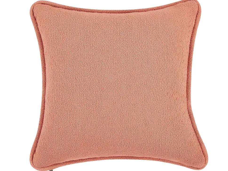 Right Hand Boucle Chaise Lounge Peach Pink Chevannes