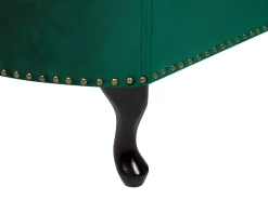 Right Hand Chaise Lounge Velvet Green Nimes